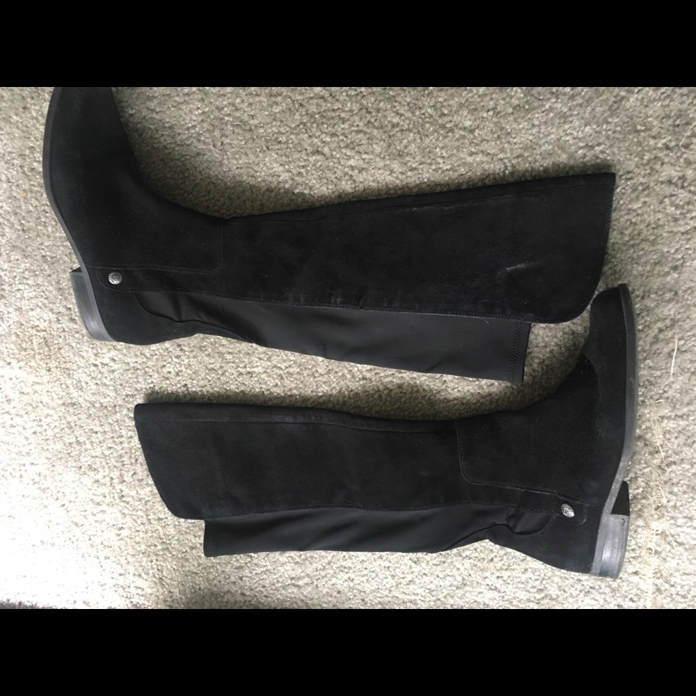 nne Klein Women's CityGurl Suede Boot 8.5
